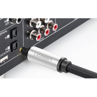  Кабель UGREEN AV108 10540 Toslink Optical Audio Cable 2m 