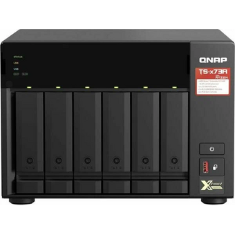  Сетевое хранилище NAS Qnap TS-673A-8G 6-bay настольный Ryzen V1500B 