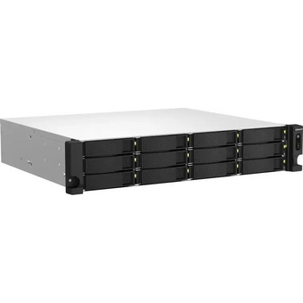  Сетевое хранилище NAS Qnap Original TS-1264U-RP-8G 12-bay стоечный Celeron N5095 