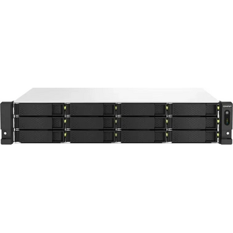  Сетевое хранилище NAS Qnap Original TS-1264U-RP-8G 12-bay стоечный Celeron N5095 