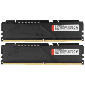  ОЗУ Kingston Fury Beast Black KF556C36BBEK2-64 DDR5 2x32GB 5600MHz RTL Gaming PC5-44800 CL36 DIMM 288-pin 1.25В single rank с радиатором Ret 