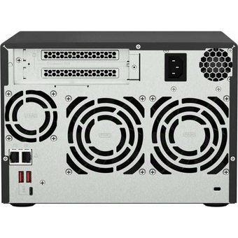  Сетевое хранилище NAS Qnap TS-673A-8G 6-bay настольный Ryzen V1500B 