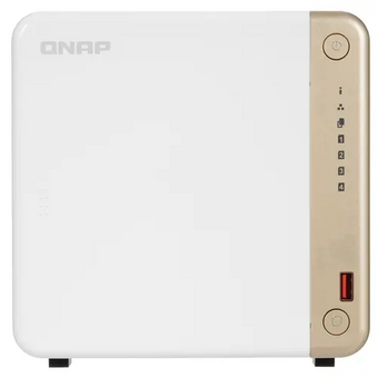  Сетевое хранилище NAS Qnap Original TS-462-4G 4-bay настольный Celeron N4505 