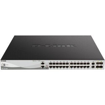  Коммутатор D-Link DGS-3130-30PS/B2A с 24 портами 
