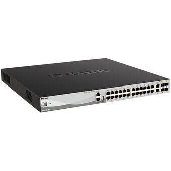  Коммутатор D-Link DGS-3130-30PS/B2A с 24 портами 