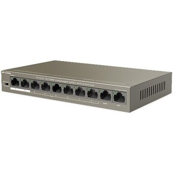  Коммутатор IP-COM F1110P-8-63W 10Port 10/100M 