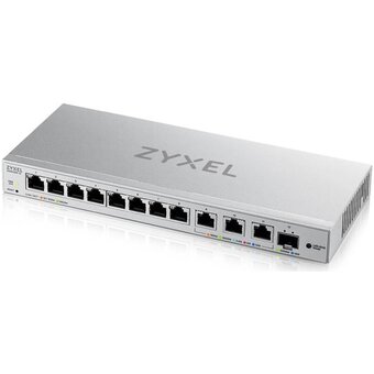  Коммутатор управляемый Zyxel XGS1250-12-ZZ0102F (L2) 8x1Гбит/с 3x10Гбит/с 1SFP+ 