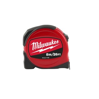  Рулетка Milwaukee Slim 8м-26фт*25мм (48 227 726) 