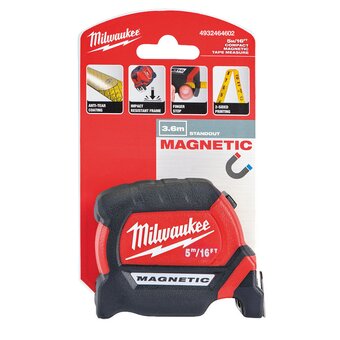  Рулетка Milwaukee Premium Magnetic Gen III (4932464602) 5м 