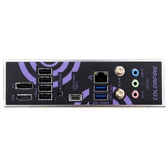  Материнская плата Colorful Colorfire B760M-Meow Wifi D5 Purple 