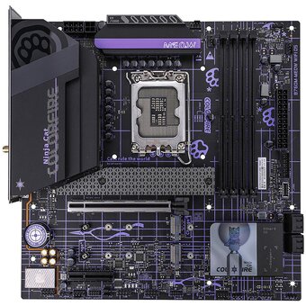  Материнская плата Colorful Colorfire B760M-Meow Wifi D5 Purple 