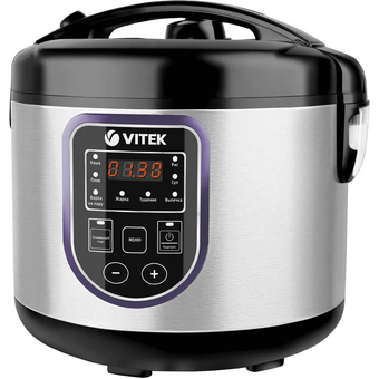  Мультиварка Vitek Prive VT-4202 серебристый/черный 