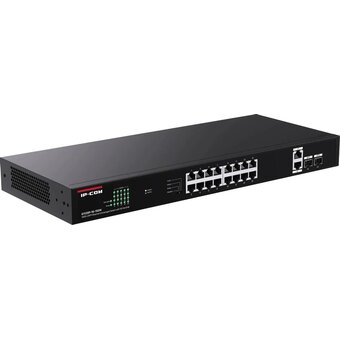  Коммутатор IP-COM G1120P-16-150W 18GE+2SFP Ethernet Unmanaged Switch With 16-Port PoE 