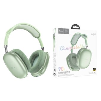  Наушники полноразмерные bluetooth HOCO W55 Pleasing BT headphones зеленый 