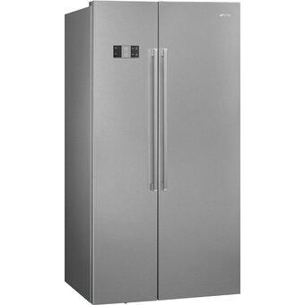  Холодильник SMEG SBS63XDE эффект нержавеющей стали 