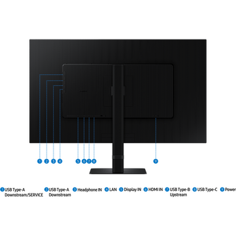  Монитор SAMSUNG LS32D804UAIXCI черный 