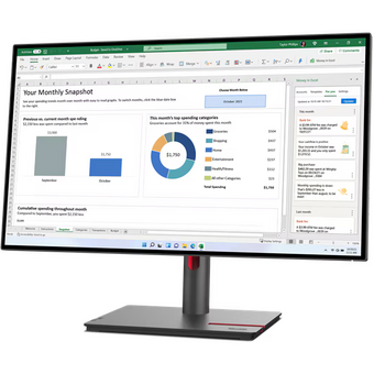 Монитор LENOVO P27H-30 (63A1GAT1EU) 