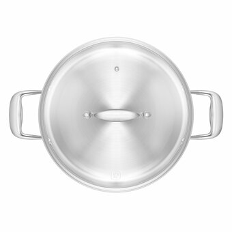  Сотейник RONDELL Vintage RDA-353 с крышкой, серебристый 