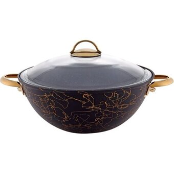  Казан STONELAND SLK-0628BS 5,0л Кованный алюминий Black Spider 