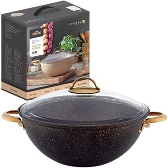  Казан STONELAND SLK-0628B 5,0л Кованный алюминий Черный 