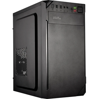  Корпус KingPrice KPCC-MN209 черный без БП mATX 1x80mm 2x120mm 2xUSB2.0 audio 