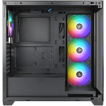  Корпус Azza Neptune черный (CSAZ-491 Neptune) без БП ATX 4x120mm 2xUSB2.0 1xUSB3.0 audio bott PSU 