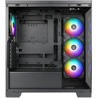  Корпус Azza Cove черный (CSAZ-570B Cove) без БП ATX 4x120mm 1xUSB2.0 1xUSB3.0 1xUSB3.1 audio bott PSU 