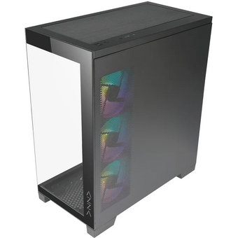  Корпус Azza Cove черный (CSAZ-570B Cove) без БП ATX 4x120mm 1xUSB2.0 1xUSB3.0 1xUSB3.1 audio bott PSU 