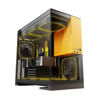  Корпус Geometric Future Model 5 Black Yellow (1AM5WKBY00100) / mid tower, E-ATX 