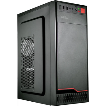  Корпус KingPrice KPCC-MD201 черный без БП ATX 1x80mm 4x120mm 2xUSB2.0 audio 