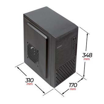  Корпус Ginzzu B410 mATX 