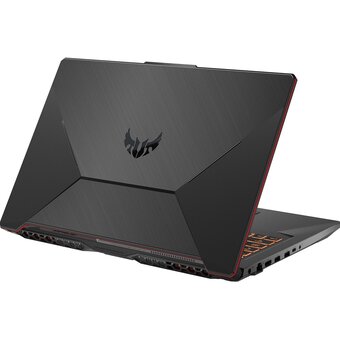 Ноутбук ASUS Tuf Gaming A17 FA706NF-HX007 (90NR0JH5-M002L0) Ryzen 5 7535HS 16Gb SSD 512Gb nVidia RTX 2050 4Gb 17,3 FHD IPS Cam 48Вт*ч No OS Черный 