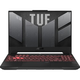  Ноутбук ASUS Tuf Gaming A15 FA507UV-LP149 (90NR0I25-M007W0) Ryzen 7 8845HS 16Gb SSD 512Gb nVidia RTX 4060 8Gb 15,6 FHD IPS Cam 90Вт*ч No OS Серый 
