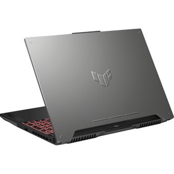  Ноутбук ASUS Tuf Gaming A15 FA507UV-LP149 (90NR0I25-M007W0) Ryzen 7 8845HS 16Gb SSD 512Gb nVidia RTX 4060 8Gb 15,6 FHD IPS Cam 90Вт*ч No OS Серый 