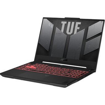  Ноутбук ASUS Tuf Gaming A15 FA507UV-LP149 (90NR0I25-M007W0) Ryzen 7 8845HS 16Gb SSD 512Gb nVidia RTX 4060 8Gb 15,6 FHD IPS Cam 90Вт*ч No OS Серый 