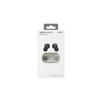  Наушники беспроводные PERO TWS07 Invisible (PTWS07B) Black 