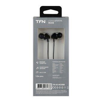  Наушники TFN MC-518 Black 