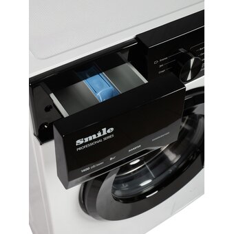  Стиральная машина SMILE SWMSK8W1400 белый/черный 