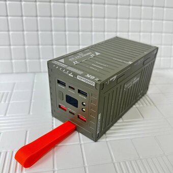  Аккумулятор внешний резервный REMAX RPP-609 Container 20W+22.5W PD+QC Outdoor Power Bank with LED Light 60000mAh зеленый 