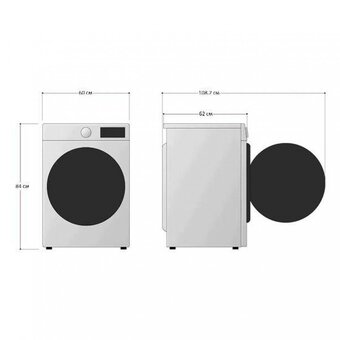  Сушильная машина LEX LDM10WD (CHKO100017) белый 