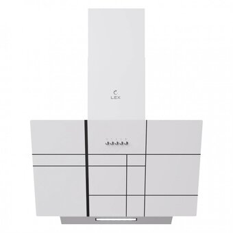  Вытяжка LEX Moza 600 R1 White наклонная 
