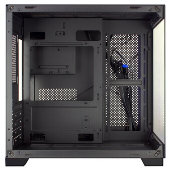  Корпус Ginzzu V320 RGB подсветка, закаленное стекло 1*USB 3.0,1*USB 2.0, AU mATX 