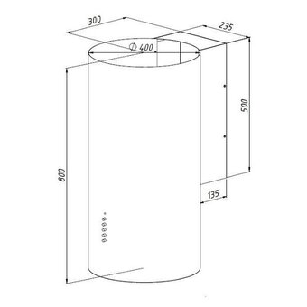  Вытяжка AKPO WK-4 Balmera WL 40см черный 