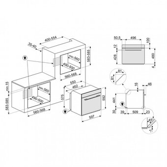  Духовой шкаф Smeg SO6104APB3 