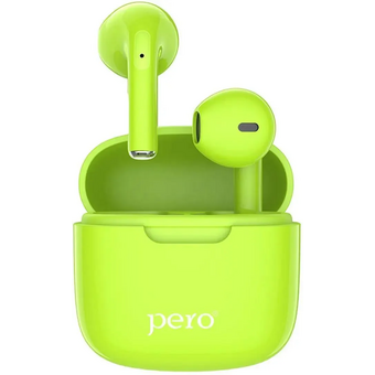  Наушники беспроводные PERO TWS05 Colorful (PTWS05G) Green 