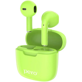  Наушники беспроводные PERO TWS05 Colorful (PTWS05G) Green 
