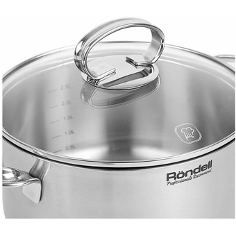  Кастрюля Rondell Zart RDS-1226 3.1л стальной 