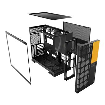  Корпус Geometric Future Model 5 Vent Black Yellow (1AM5VTBY00100) / mid tower, E-ATX 