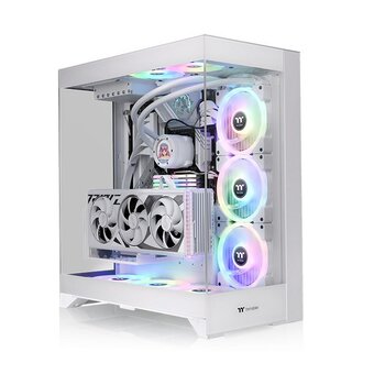  Корпус Thermaltake CTE E550 TG белый (CA-1Z8-00M6WN-00) без БП ATX 3x140mm 2xUSB3.0 audio bott PSU 