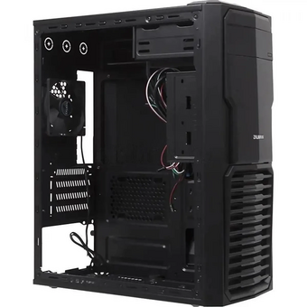  Корпус Zalman ZM-T4 Plus черный без БП mATX 3x120mm 1xUSB2.0 1xUSB3.0 audio bott PSU 
